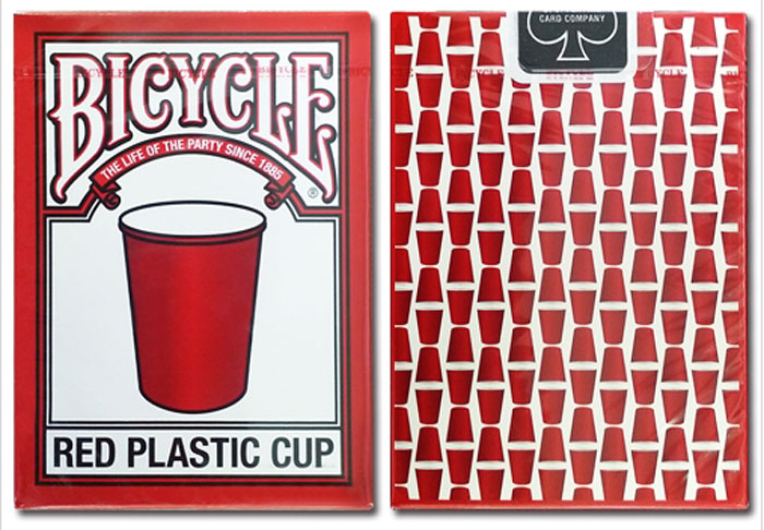 바이시클레드플라스틱컵덱(Bicycle Red Plastic Cup Deck)